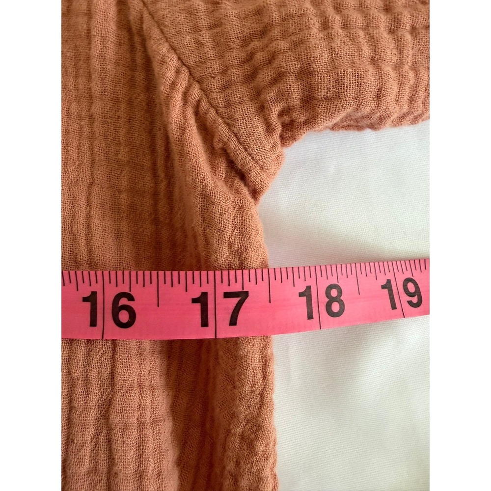 Anthropologie By Anthropologie Taylor Puff-Sleeved Tunic Dress Rose XS - Picture 9 of 10